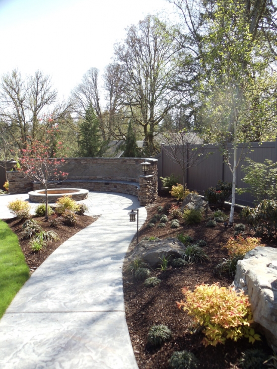 Stone Work and Plantings 7